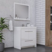 Load image into Gallery viewer, Alya Bath AB-MD636-W Sortino 36 inch Modern Bathroom Vanity, White