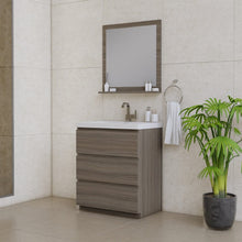 Load image into Gallery viewer, Alya Bath AB-MOA30-G Paterno 30 inch Modern Freestanding Bathroom Vanity, Gray