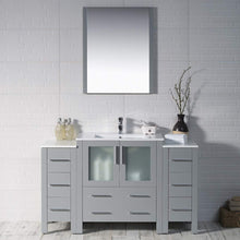 Load image into Gallery viewer, Blossom 001 54 15 C M Sydney 54 Inch Vanity with Ceramic Sink & Mirror - Metal Gray