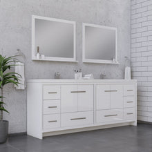 Load image into Gallery viewer, Alya Bath AB-MD684-W Sortino 84 inch Modern Bathroom Vanity, White