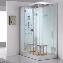Load image into Gallery viewer, PLATINUM DZ961F8 STEAM SHOWER-WHITE 59" X 35" X 89"