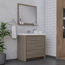Load image into Gallery viewer, Alya Bath AB-MD636-G Sortino 36 inch Modern Bathroom Vanity, Gray