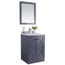 Load image into Gallery viewer, LAVIVA 313613-24G-BW Odyssey - 24 - Maple Grey Cabinet + Black Wood Counter