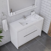 Load image into Gallery viewer, Alya Bath AB-MD648-W Sortino 48 inch Modern Bathroom Vanity, White