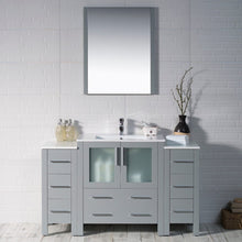 Load image into Gallery viewer, Blossom 001 54 15 C Sydney 54 Inch Vanity with Ceramic Sink - Metal Gray