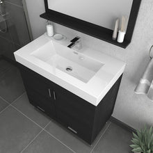 Load image into Gallery viewer, Alya Bath AT-8089-B Ripley 36 inch Black Vanity with Sink