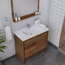 Load image into Gallery viewer, Alya Bath AB-MD636-RW Sortino 36 inch Modern Bathroom Vanity, Rosewood