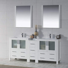 Load image into Gallery viewer, Blossom 001 72 01 C Sydney 72 Inch Vanity with Ceramic Double Sinks - White