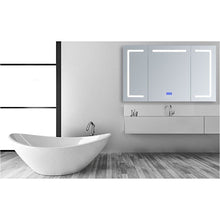 Load image into Gallery viewer, Lexora LL6036LEDMC Lesina 60" Wide x 36" Tall LED Medicine Cabinet w/ Defogger