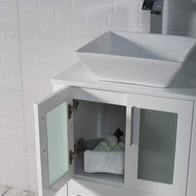 Load image into Gallery viewer, Blossom 001 36S 01 V Sydney 36 Inch Vanity with Ceramic Vessel Sink & Side Cabinet - White