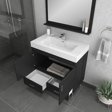 Load image into Gallery viewer, Alya Bath AT-8089-B Ripley 36 inch Black Vanity with Sink