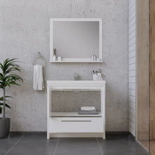 Load image into Gallery viewer, Alya Bath AB-MD636-W Sortino 36 inch Modern Bathroom Vanity, White