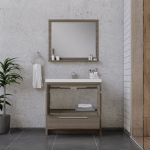 Load image into Gallery viewer, Alya Bath AB-MD636-G Sortino 36 inch Modern Bathroom Vanity, Gray
