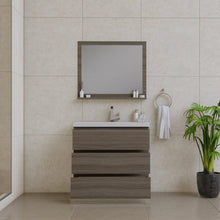 Load image into Gallery viewer, Alya Bath AB-MOA36-G Paterno 36 inch Modern Freestanding Bathroom Vanity, Gray