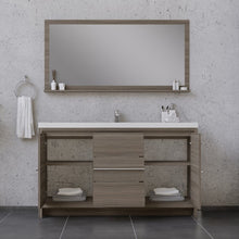 Load image into Gallery viewer, Alya Bath AB-MD660S-G Sortino 60 Single inch Modern Bathroom Vanity, Gray