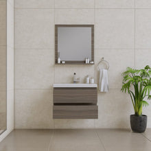Load image into Gallery viewer, Alya Bath AB-MOF30-G Paterno 30 inch Modern Wall Mounted Bathroom Vanity, Gray