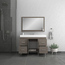 Load image into Gallery viewer, Alya Bath AT-8042-G Ripley 47 inch Gray Vanity with Sink