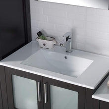Load image into Gallery viewer, Blossom 001 102 02 C Sydney 102 Inch Vanity with Ceramic Double Sinks - Espresso