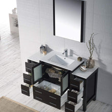 Load image into Gallery viewer, Blossom 001 54 02 C M Sydney 54 Inch Vanity with Ceramic Sink & Mirror - Espresso