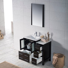 Load image into Gallery viewer, Blossom 001 36S 02 C Sydney 36 Inch Vanity with Ceramic Sink & Side Cabinet - Espresso