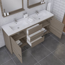 Load image into Gallery viewer, Alya Bath AB-MD672-G Sortino 72 inch Modern Bathroom Vanity, Gray