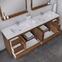 Load image into Gallery viewer, Alya Bath AB-MD684-RW Sortino 84 inch Modern Bathroom Vanity, Rosewood