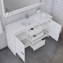Load image into Gallery viewer, Alya Bath AB-MD660S-W Sortino 60 Single inch Modern Bathroom Vanity, White