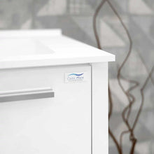 Load image into Gallery viewer, Casa Mare Nona 60" Glossy White Modern Double Sink Freestanding Bathroom Vanity and Sink Combo - NONA152GW-60-MSC