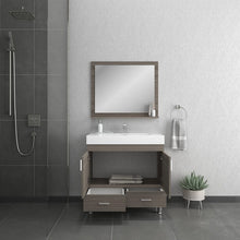 Load image into Gallery viewer, Alya Bath AT-8089-G Ripley 36 inch Gray Vanity with Sink