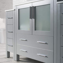 Load image into Gallery viewer, Blossom 001 60S2 15 V M Sydney 60 Inch Vanity with Ceramic Vessel Sink & Mirror - Metal Gray