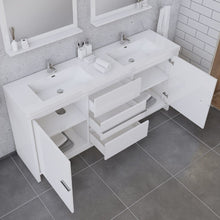 Load image into Gallery viewer, Alya Bath AB-MD672-W Sortino 72 inch Modern Bathroom Vanity, White