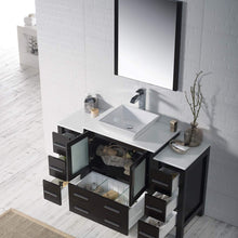 Load image into Gallery viewer, Blossom 001 54 02 V M Sydney 54 Inch Vanity with Ceramic Vessel Sink & Mirror - Espresso