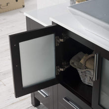 Load image into Gallery viewer, Blossom 001 54 02 V M Sydney 54 Inch Vanity with Ceramic Vessel Sink & Mirror - Espresso