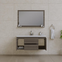 Load image into Gallery viewer, Alya Bath AB-MOF48-G Paterno 48 inch Modern Wall Mounted Bathroom Vanity, Gray