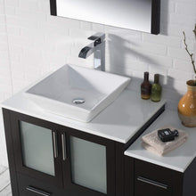 Load image into Gallery viewer, Blossom 001 42S 02 V Sydney 42 Inch Vanity with Ceramic Vessel Sink & Side Cabinet - Espresso