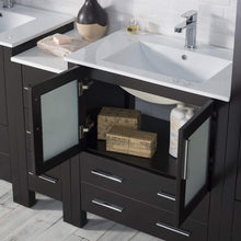 Load image into Gallery viewer, Blossom 001 102 02 C Sydney 102 Inch Vanity with Ceramic Double Sinks - Espresso