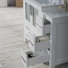 Load image into Gallery viewer, Blossom 001 42S 01 C Sydney 42 Inch Vanity with Ceramic Sink & Side Cabinet - White