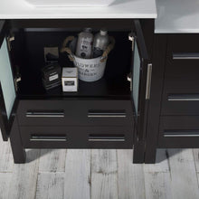 Load image into Gallery viewer, Blossom 001 36S 02 V M Sydney 36 Inch Vanity with Ceramic Vessel Sink & Mirror & Side Cabinet - Espresso