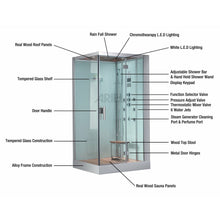 Load image into Gallery viewer, PLATINUM DZ961F8 STEAM SHOWER-WHITE 59" X 35" X 89"