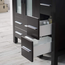 Load image into Gallery viewer, Blossom 001 36S 02 V M Sydney 36 Inch Vanity with Ceramic Vessel Sink & Mirror & Side Cabinet - Espresso