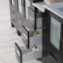 Load image into Gallery viewer, Blossom 001 102 02 C Sydney 102 Inch Vanity with Ceramic Double Sinks - Espresso