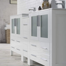 Load image into Gallery viewer, Blossom 001 72 01 C Sydney 72 Inch Vanity with Ceramic Double Sinks - White