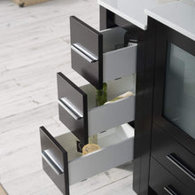 Load image into Gallery viewer, Blossom 001 60S2 02 V M Sydney 60 Inch Vanity with Ceramic Vessel Sink & Mirror - Espresso