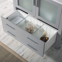 Load image into Gallery viewer, Blossom 001 36 15 V M Sydney 36 Inch Vanity with Ceramic Vessel Sink & Mirror - Metal Grey