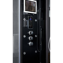 Load image into Gallery viewer, Maya Bath 203 Arezzo-Black-Left Steam Shower
