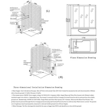 Load image into Gallery viewer, Maya Bath 111 Catania-G-Left Steam Shower