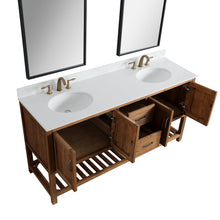 Load image into Gallery viewer, Design Element DEC4006-D-CB Austin 72" Vanity BASE ONLY in Walnut