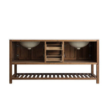 Load image into Gallery viewer, Design Element DEC4006-D-CB Austin 72" Vanity BASE ONLY in Walnut