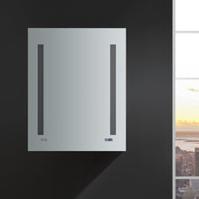 Load image into Gallery viewer, Fresca FMC012430-R Tiempo 24" Wide x 30" Tall Bathroom Medicine Cabinet w/ LED Lighting & Defogger
