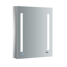 Load image into Gallery viewer, Fresca FMC012430-R Tiempo 24" Wide x 30" Tall Bathroom Medicine Cabinet w/ LED Lighting & Defogger